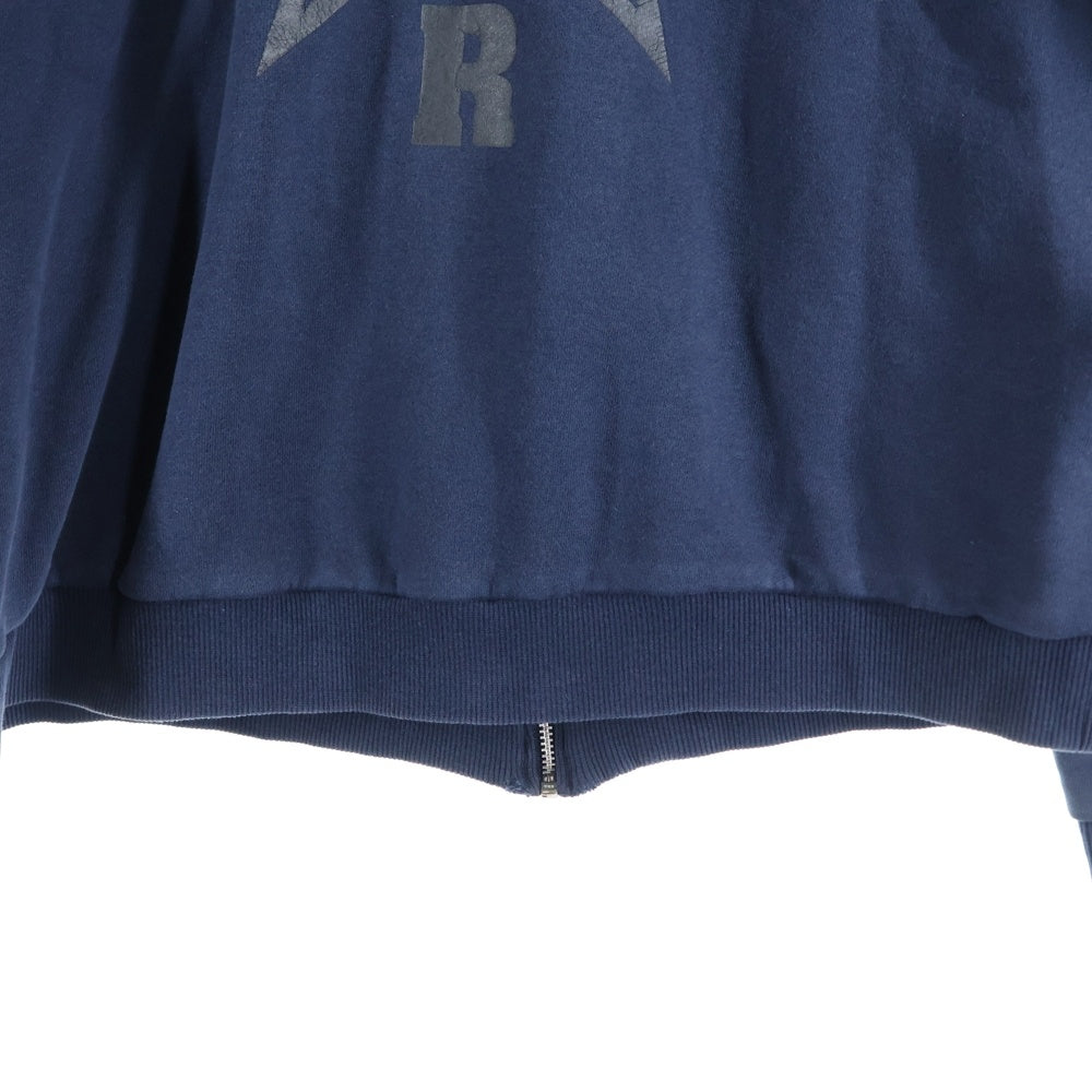 UNDERCOVER(アンダーカバー) 96AW 初期 WIRE THERMAL LOGO ZIP HOODIE UC-6WーJKー16 ワイヤー期 ジップ フーディー パーカー ネイビー