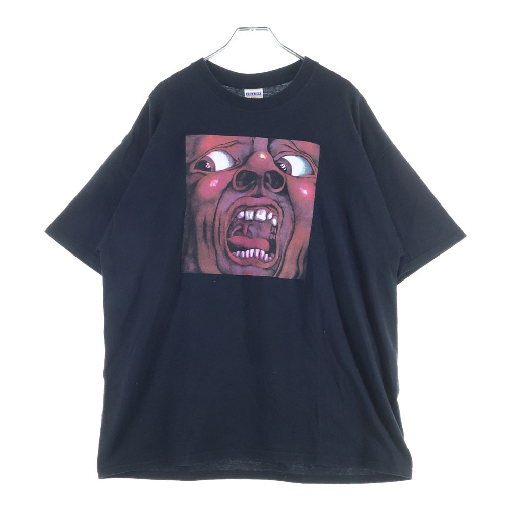 VINTAGE(ヴィンテージ) 90‐00s KING CRIMSON キングクリムゾン 両面プリント Tシャツ 販売カットソー ブラック