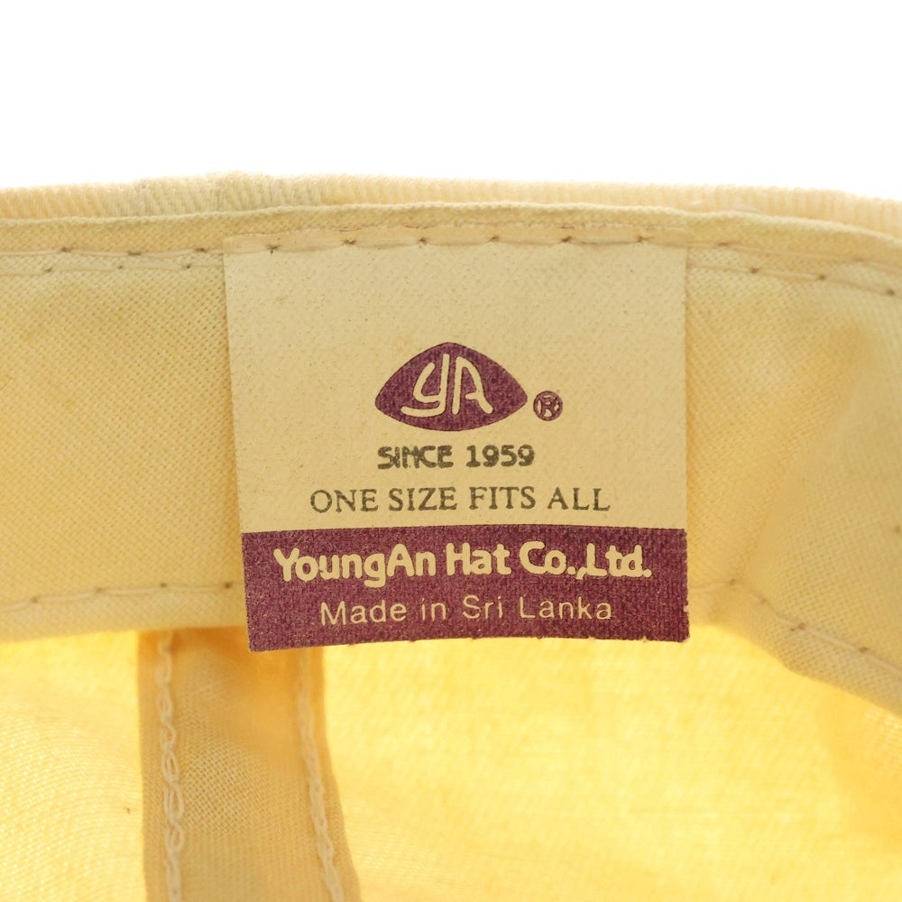 VINTAGE(ヴィンテージ) 90s BROOKLYN フロント 刺繍 6パネル キャップ ブラック/アイボリー