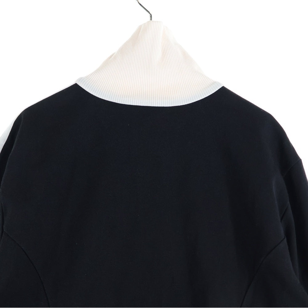 adidas(アディダス) 60-70s TRACK JACKET ハイネック ジップアップ トラック ジャケット ブラック/ホワイト 西ドイツ製