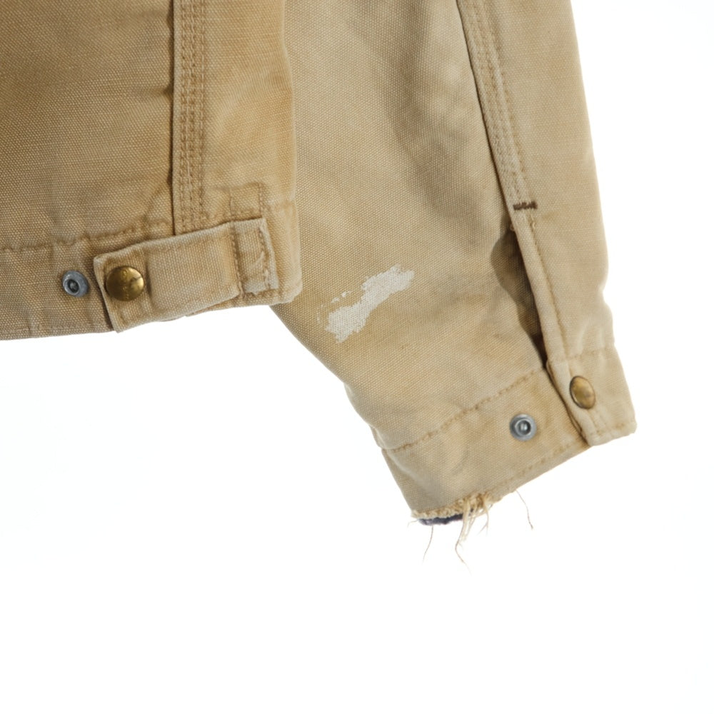 CARHARTT(カーハート) 70s DETROIT JACKET SCOVILL ZIP コットンダック ブランケット 涙TALON デトロイト ジャケット キャメル