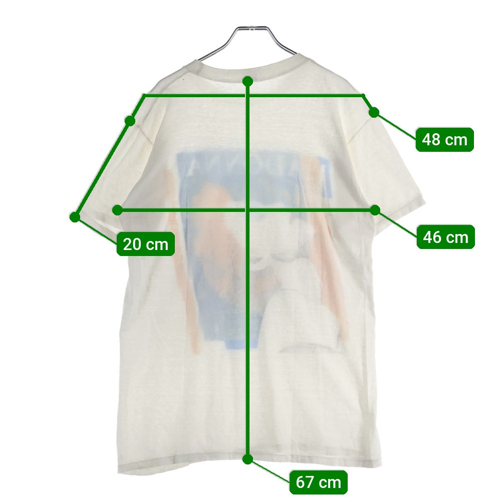 VINTAGE(ヴィンテージ) 80s MADONNA TRUE BLUE TOUR TEE マドンナ トゥルー ブルー フロントプリント Tシャツ 半袖カットソー ホワイト