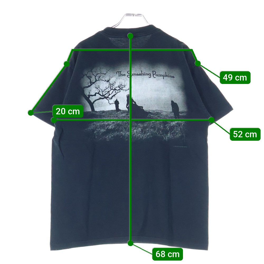 VINTAGE(ヴィンテージ) 90s The Smashing Pumpkins Adore スマッシングパンプキンズ 両面プリント 半袖Tシャツ カットソー ブラック