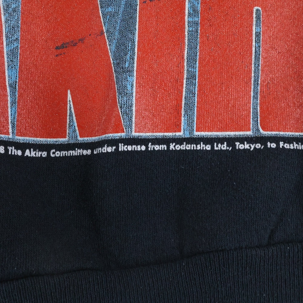 VINTAGE(ヴィンテージ) 90s AKIRA KANEDA EXPLODE CREWNECK SWEAT LEE BODY アキラ 金田 エクスプロード スウェット ブラック