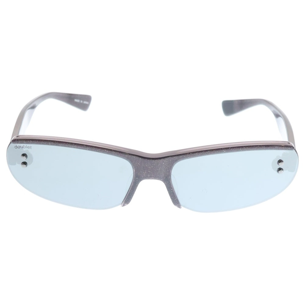 doublet(ダブレット) ×BLANC FLAMELESS SUNGLASSES 25SS72EW13 フレーム レス サングラス 眼鏡 グレー