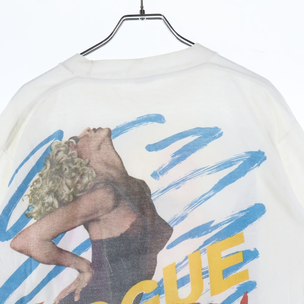 VINTAGE(ヴィンテージ) 90s MADONNA Breathless マドンナ 両面プリント 半袖Tシャツ カットソー ホワイト