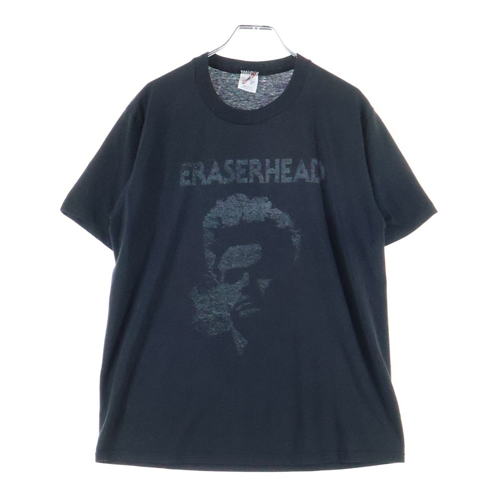 VINTAGE(ヴィンテージ) 80s ERASERHEAD イレイザーヘッド ムービーTシャツ 映画Tシャツ 半袖プリントTシャツ カットソー ブラック