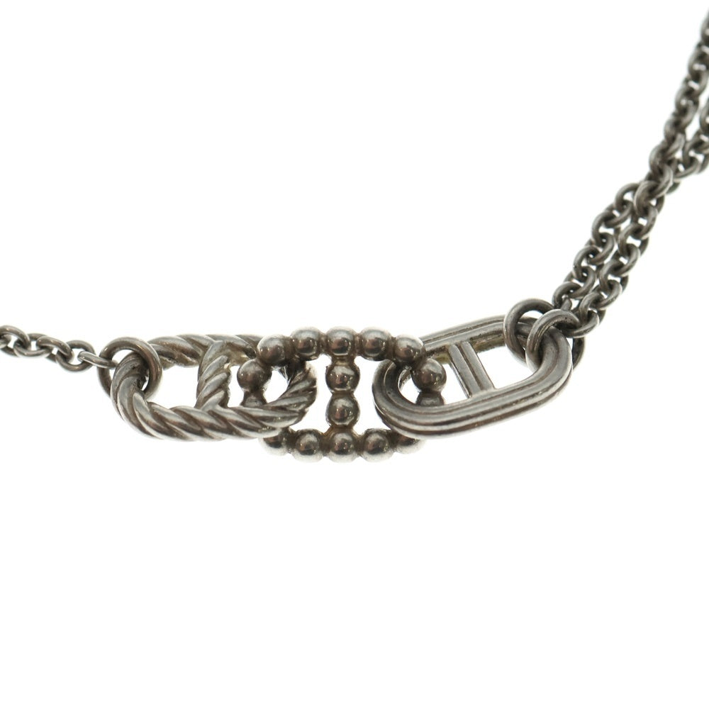 HERMES(エルメス) シェーヌダンクル パラード ネックレス シルバー