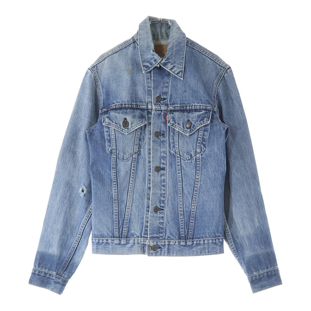 Levi's(リーバイス) 80s VINTAGE 71205-0217 4th スモールe フォース ボタン裏刻印522 ケアタグ デニム トラッカー ジャケット インディゴ
