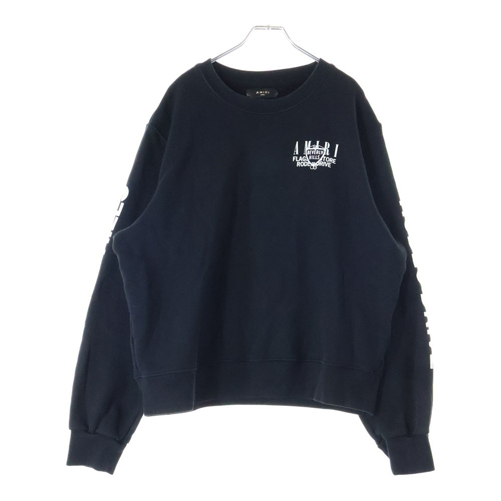 AMIRI(アミリ) BEVERLY HILLS RODEO DRIV限定スウェット ビバリーヒルズ ロデオドライブ トレーナー ブラック