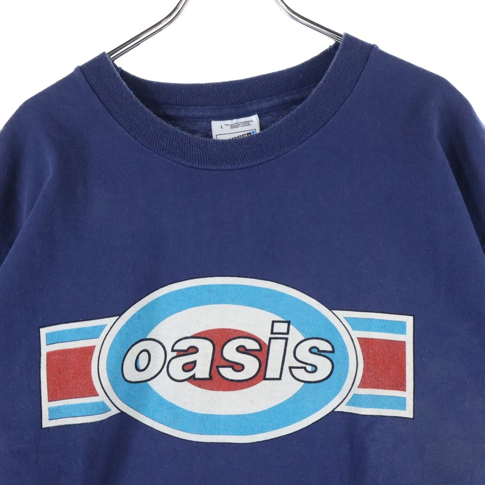 VINTAGE(ヴィンテージ) 90s OASIS オアシス Tシャツ 半袖カットソー ネイビー