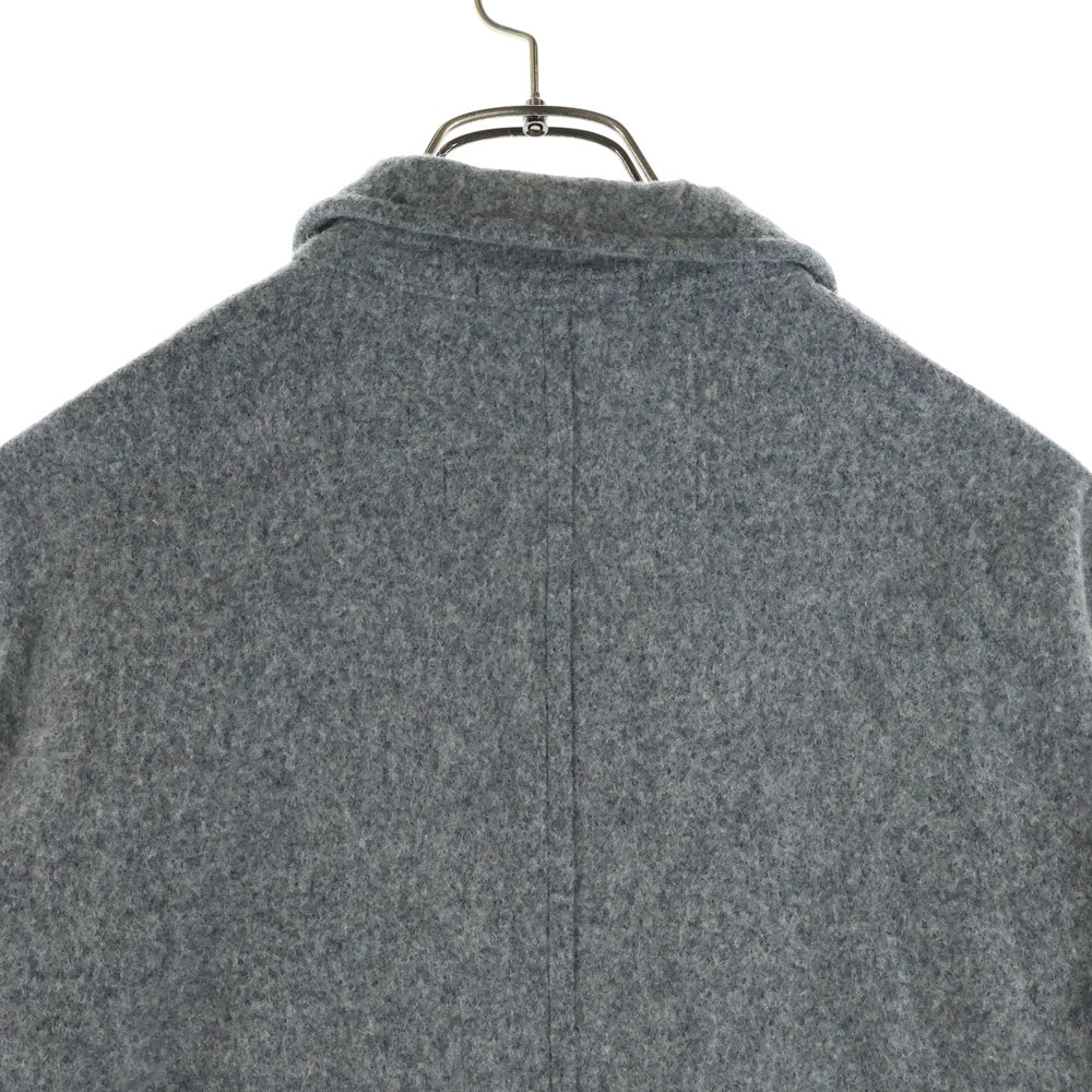 COMME des GARCONS HOMME PLUS(コムデギャルソンオムプリュス) 95AW SLEEP期 スリープ期 ウール縮絨 ジップブルゾン フリル加工 グレー