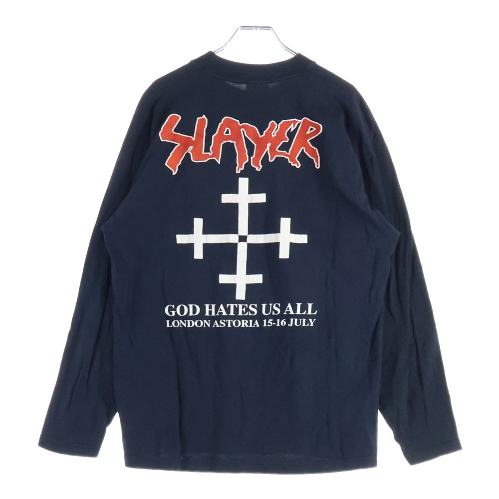 VINTAGE(ヴィンテージ) 90s SLAYER GOD HATES US ALL L/S スレイヤー ロンT 長袖カットソー ブラック