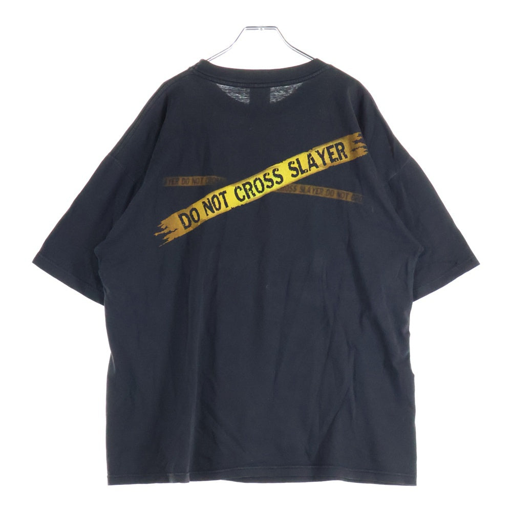 VINTAGE(ヴィンテージ) 90s SLAYER DO NOT CROSS SLAYER スレイヤー Tシャツ 半袖カットソー ブラック