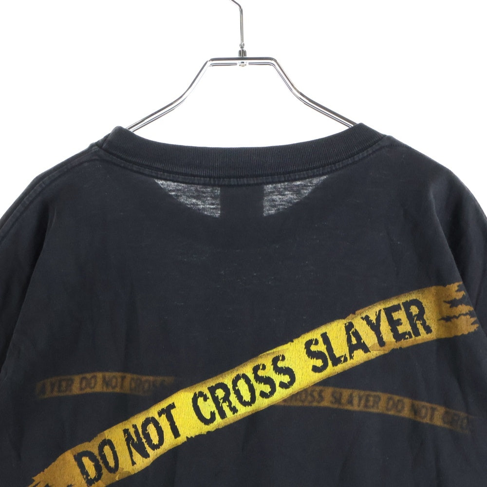 VINTAGE(ヴィンテージ) 90s SLAYER DO NOT CROSS SLAYER スレイヤー Tシャツ 半袖カットソー ブラック
