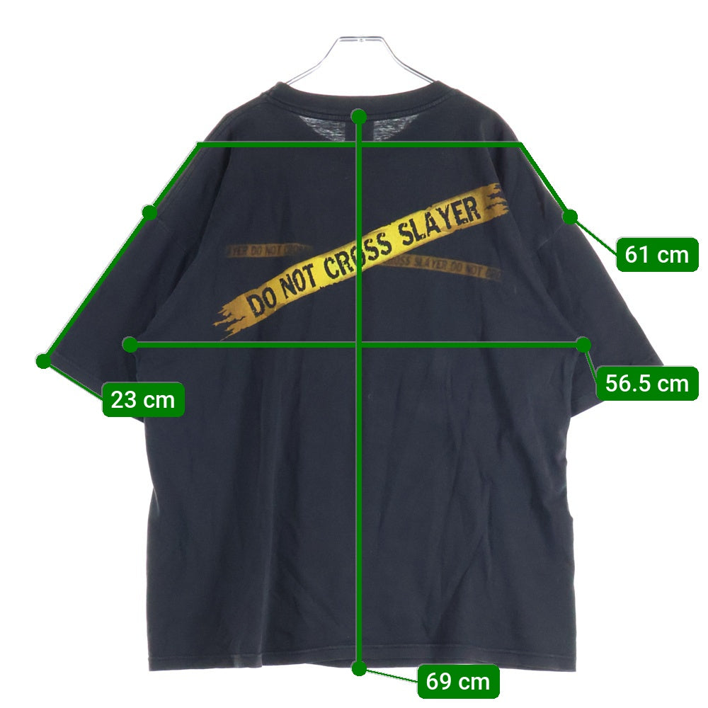 VINTAGE(ヴィンテージ) 90s SLAYER DO NOT CROSS SLAYER スレイヤー Tシャツ 半袖カットソー ブラック