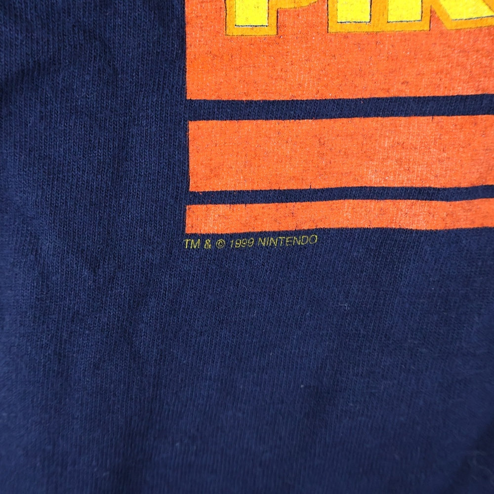VINTAGE(ヴィンテージ) 90s POKEMON ポケモン ピカチュウ Tシャツ 半袖カットソー ネイビー