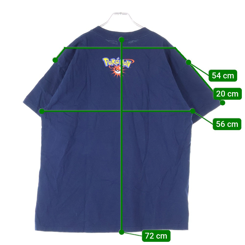 VINTAGE(ヴィンテージ) 90s POKEMON ポケモン ピカチュウ Tシャツ 半袖カットソー ネイビー