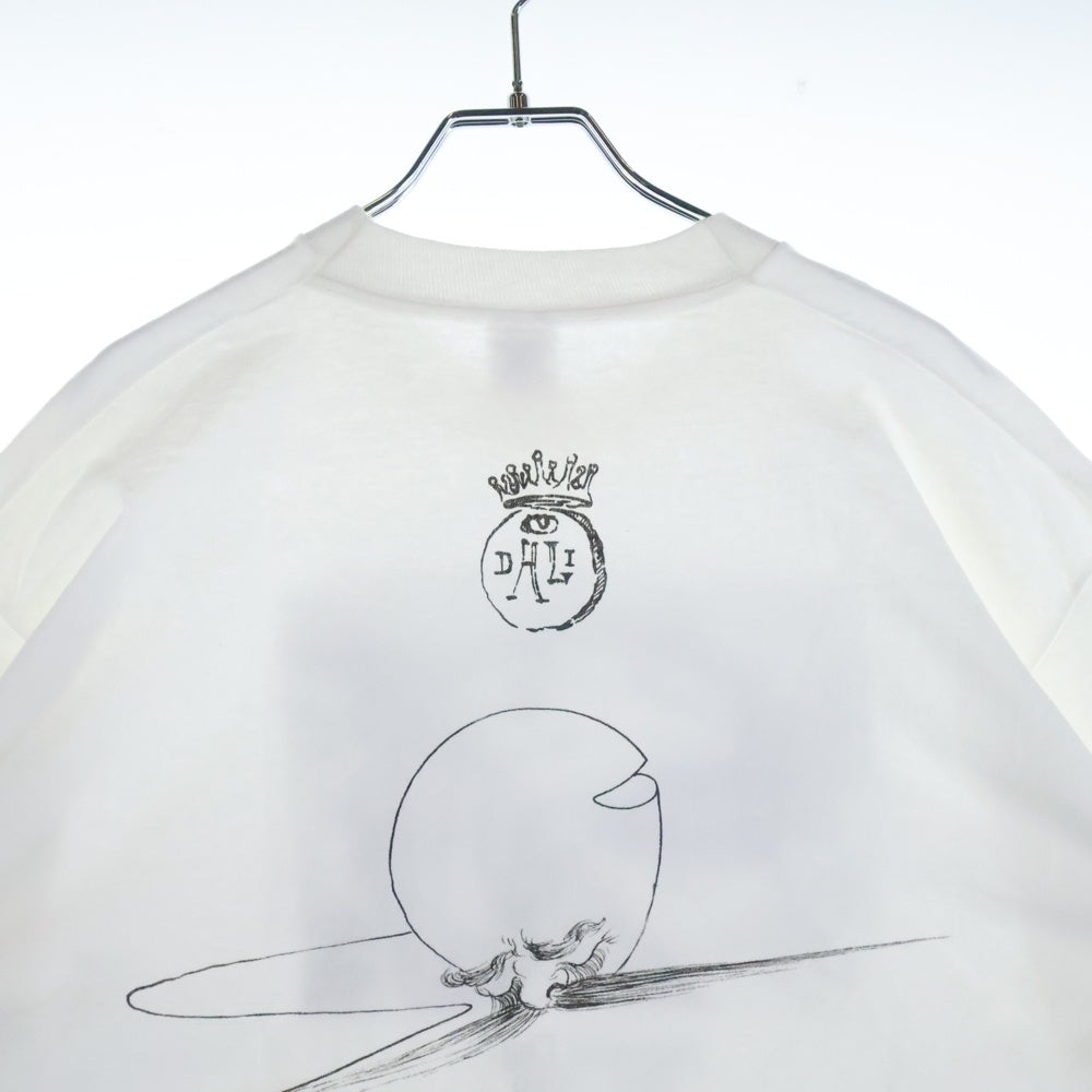 VINTAGE(ヴィンテージ) 90s Salvador Dali サルバドールダリ マルチiプリント 両面プリント 半袖Tシャツ カットソー ホワイト