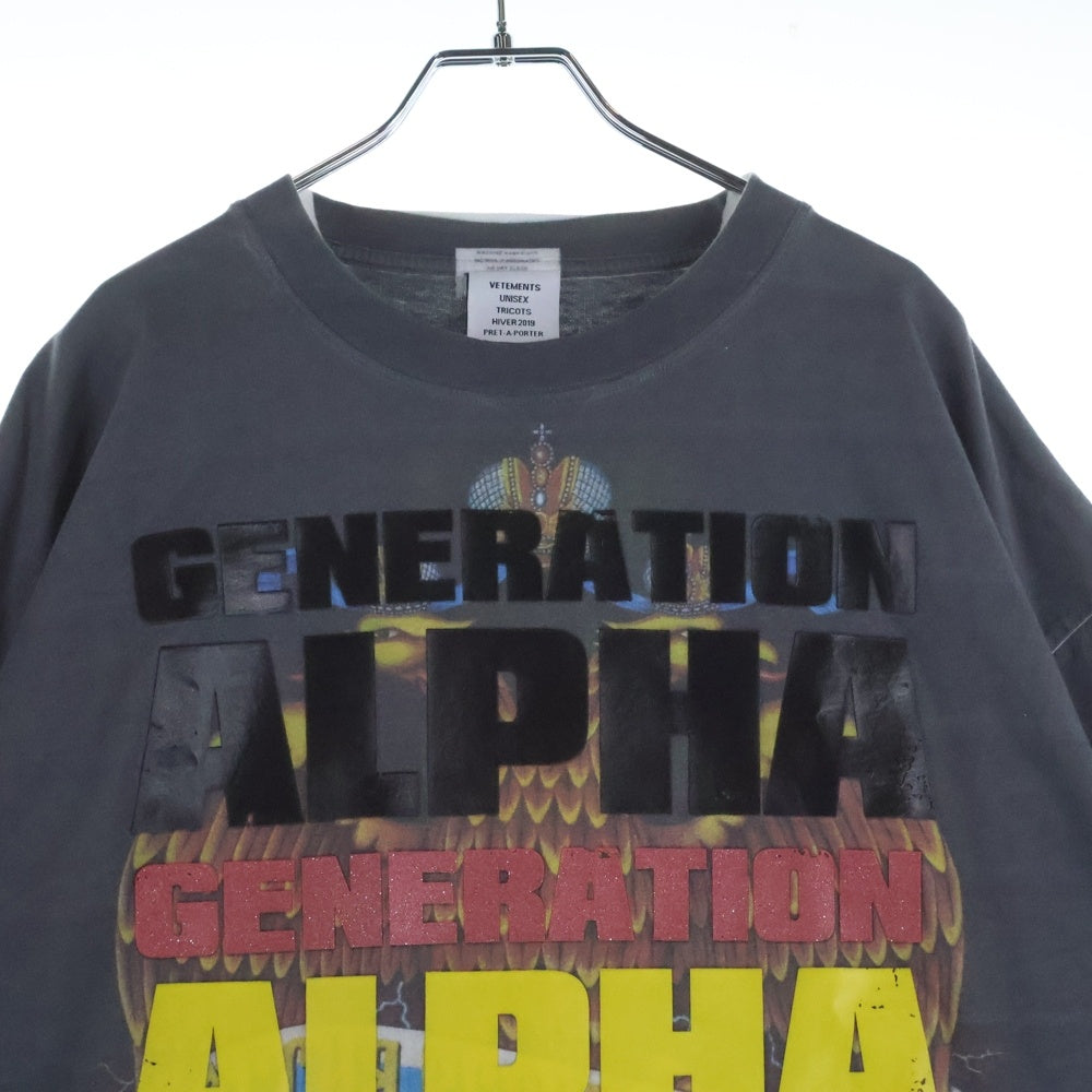 VINTAGE(ヴィンテージ) 18AW Generation Alpha Tee ジェネレーション アルフ グレー
