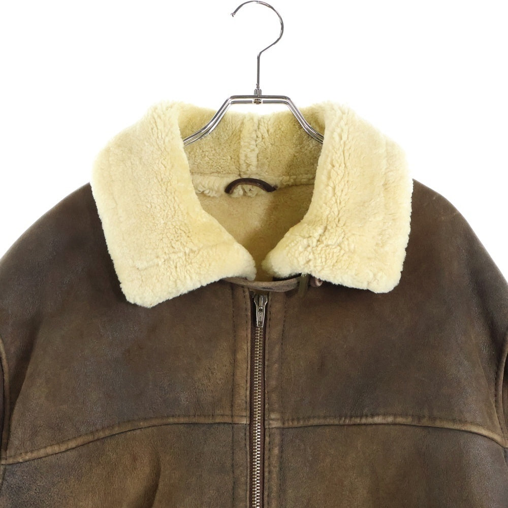VINTAGE(ヴィンテージ) B-3type flight jacket 3タイプ フライト ジャケット 裏ボア ムートン アウター ブラウン