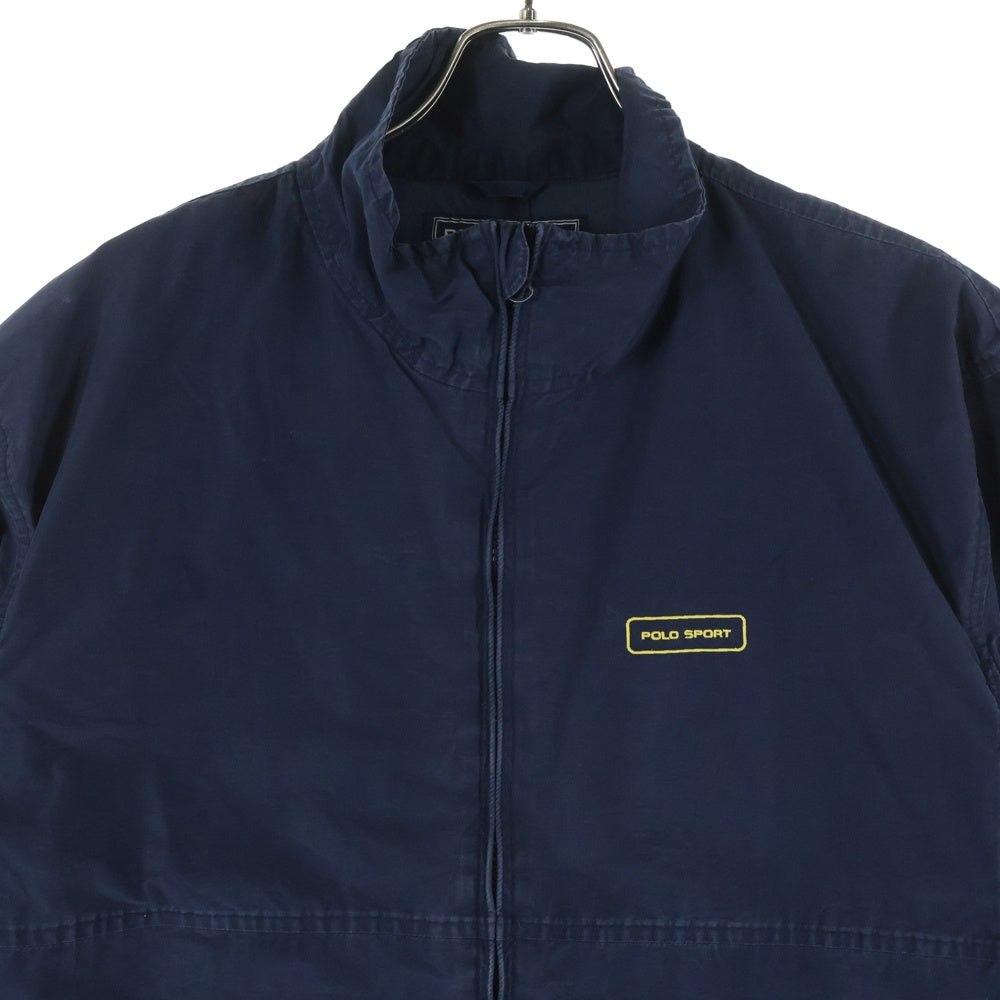 POLO SPORT RALPH LAUREN(ポロスポーツラルフローレン) 90s VINTAGE ZIP UP ヴィンテージ ジップアップ ナイロン ジャケット ネイビー