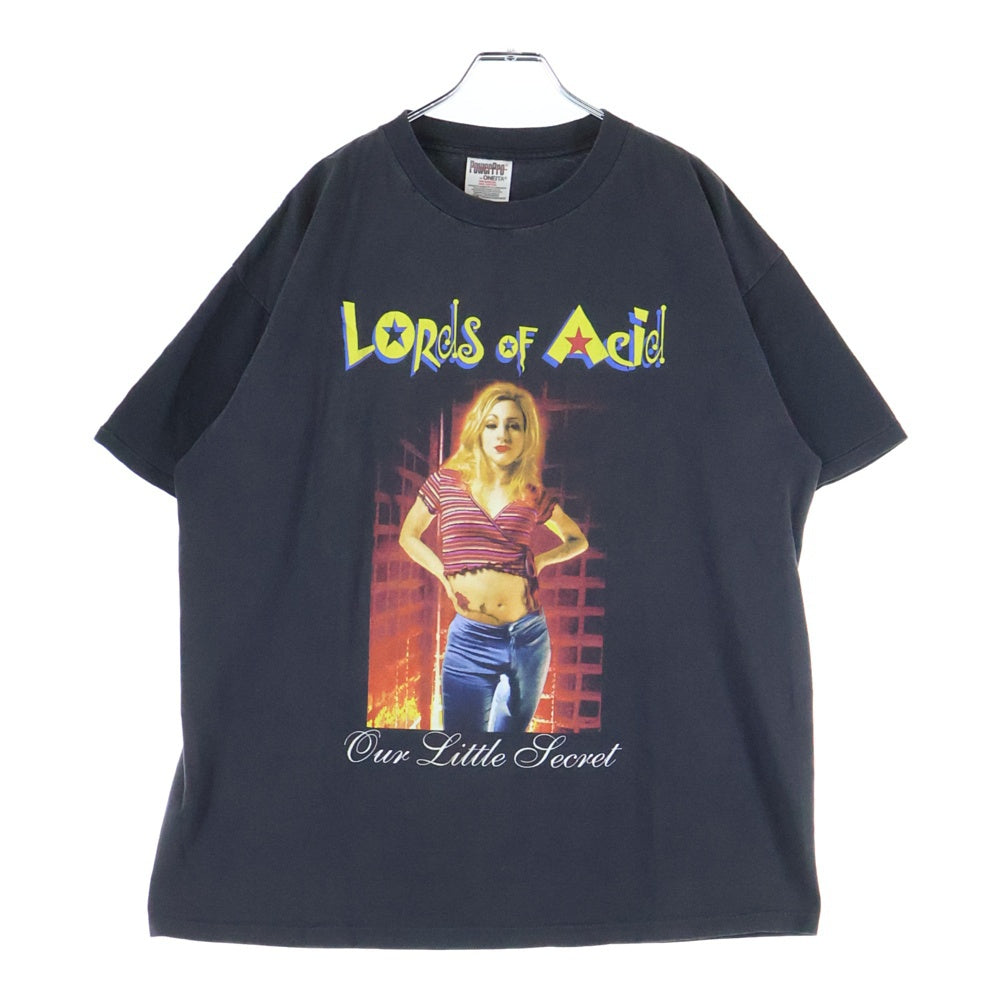 VINTAGE(ヴィンテージ) 90s LORDS OF ACID ローズ・オブ・アシッド 両面プリント Tシャツ 半袖カットソー ブラック