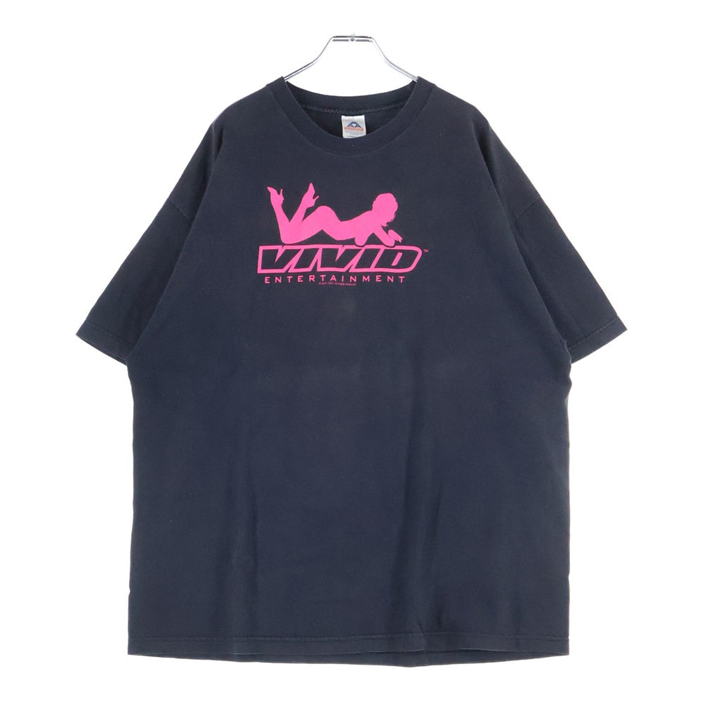 VINTAGE(ヴィンテージ) 00s VIVID ENTERTAINMENT ヴィヴィッド・エンターテインメント Tシャツ 半袖カットソー ブラック