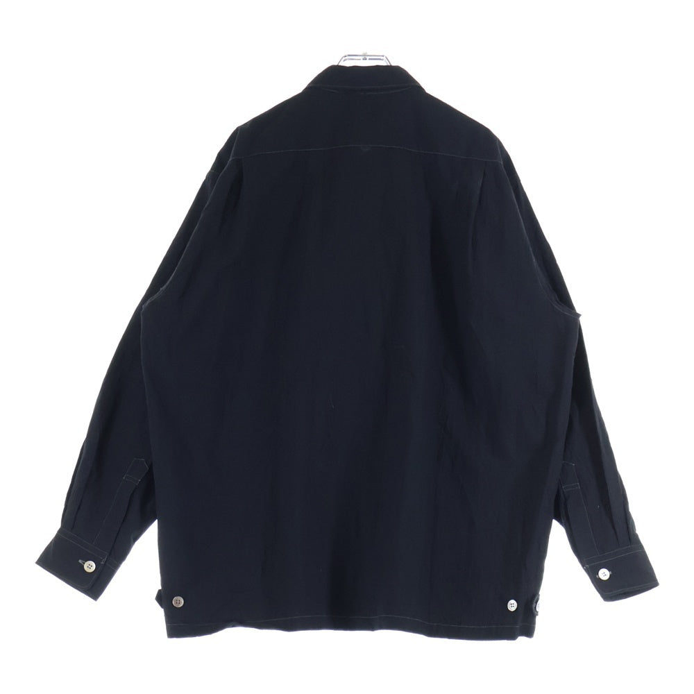 COMME des GARCONS HOMME(コムデギャルソンオム) 90s WOOL ZIP SHIRT JACKET HB-080040 ウール ジップ シャツ ジャケット ブラック