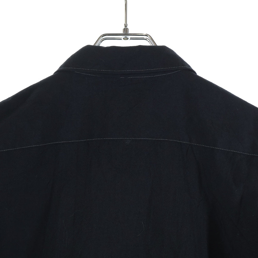 COMME des GARCONS HOMME(コムデギャルソンオム) 90s WOOL ZIP SHIRT JACKET HB-080040 ウール ジップ シャツ ジャケット ブラック