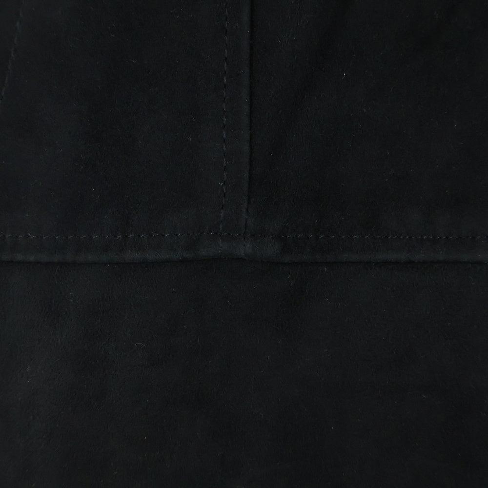 CCU(シーシーユー) suede vest スエード ベスト ブラック V-03-SUEDE