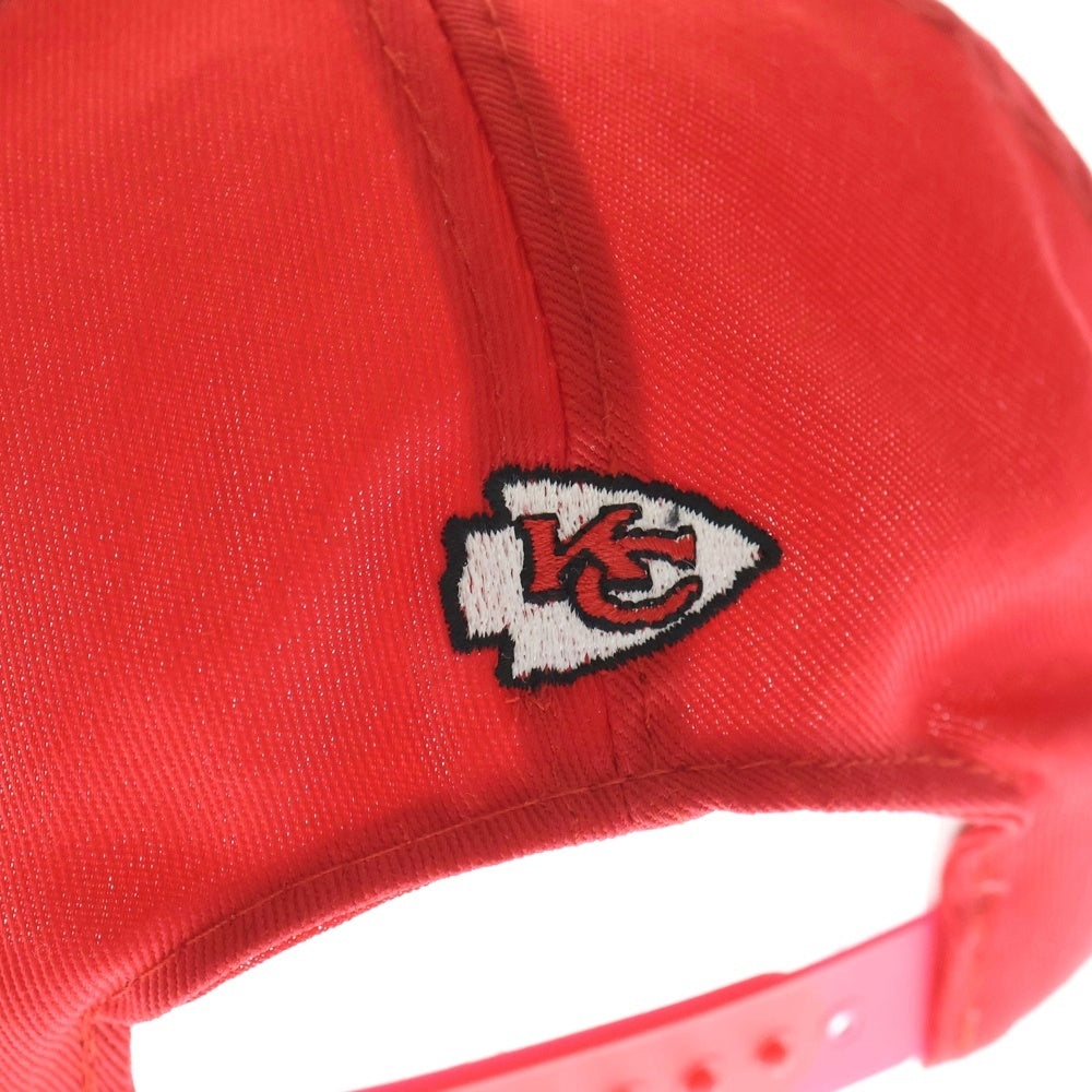 NO BRAND(ノーブランド) ANNCO NFL KANSAS CITY Chiefs 6パネル カンザス 刺繍 キャップ 帽子 レッド