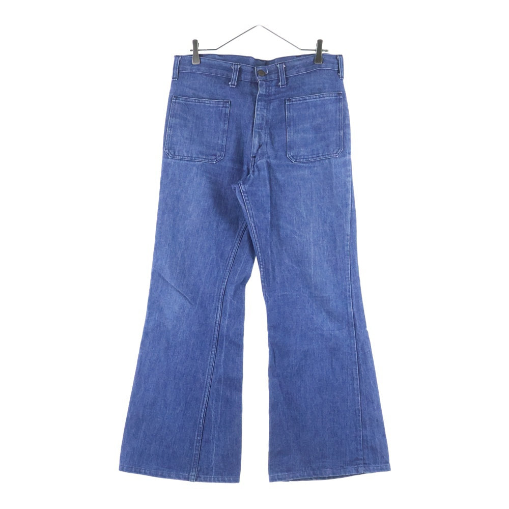 Levi's(リーバイス) 70ー80s VINTAGE セーラーデニム パンツ スモールe ボタン裏刻印272 ポーランド 42TALON 白タブ インディゴ