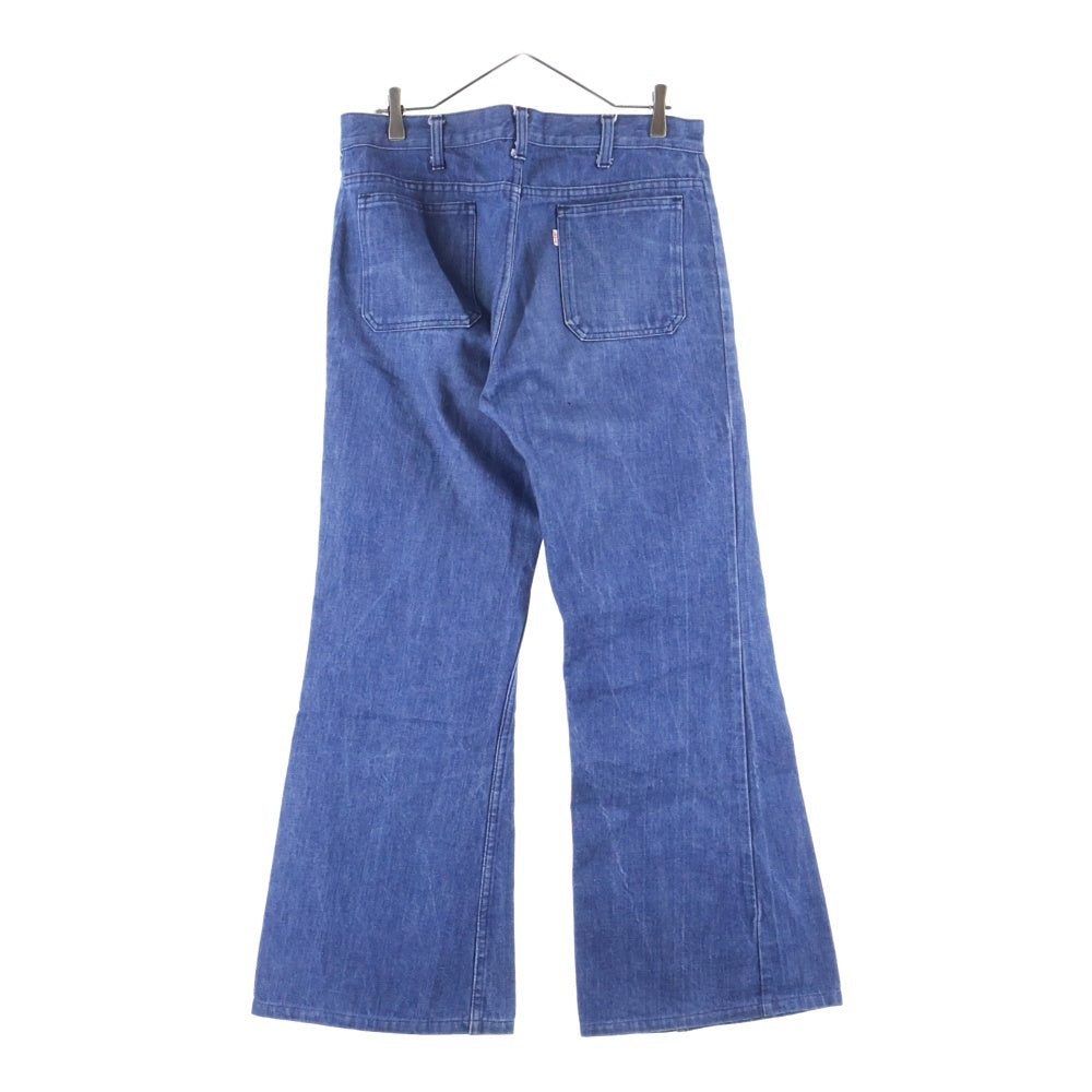Levi's(リーバイス) 70ー80s VINTAGE セーラーデニム パンツ スモールe ボタン裏刻印272 ポーランド 42TALON 白タブ インディゴ