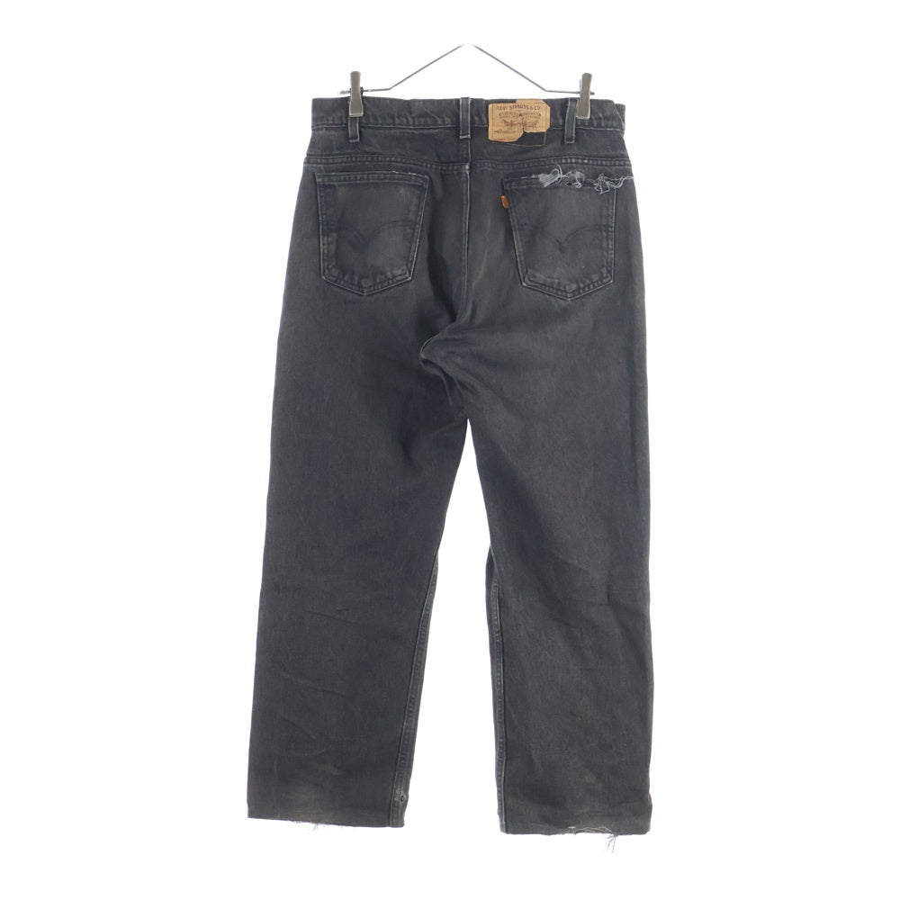 Levi's(リーバイス) 505 オレンジタブ YKK ジップ 後染め デニム ブラック