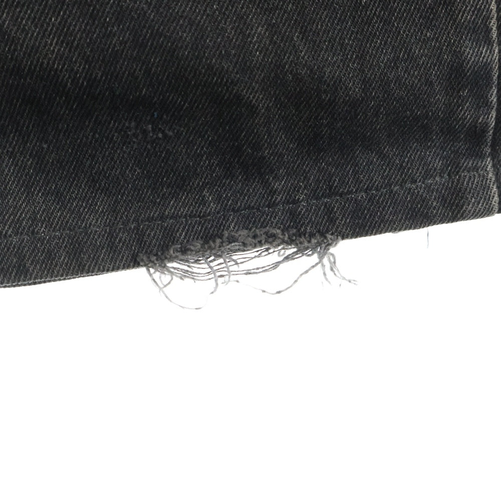 Levi's(リーバイス) 505 オレンジタブ YKK ジップ 後染め デニム ブラック