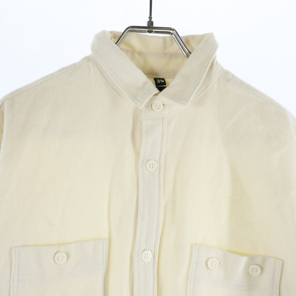 AUBERGE(オーベルジュ) FLANNEL SHIRT フランネル シャツ アイボリー