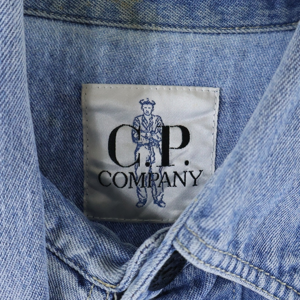 C.P. Company(シーピーカンパニー) DENIM COVER All デニム カバー オール ジャケット インディゴ
