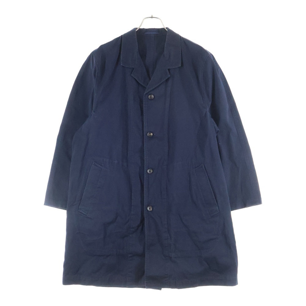 COMME des GARCONS HOMME PLUS(コムデギャルソンオムプリュス) 93SS Archive コットンステンカラーコート ネイビー