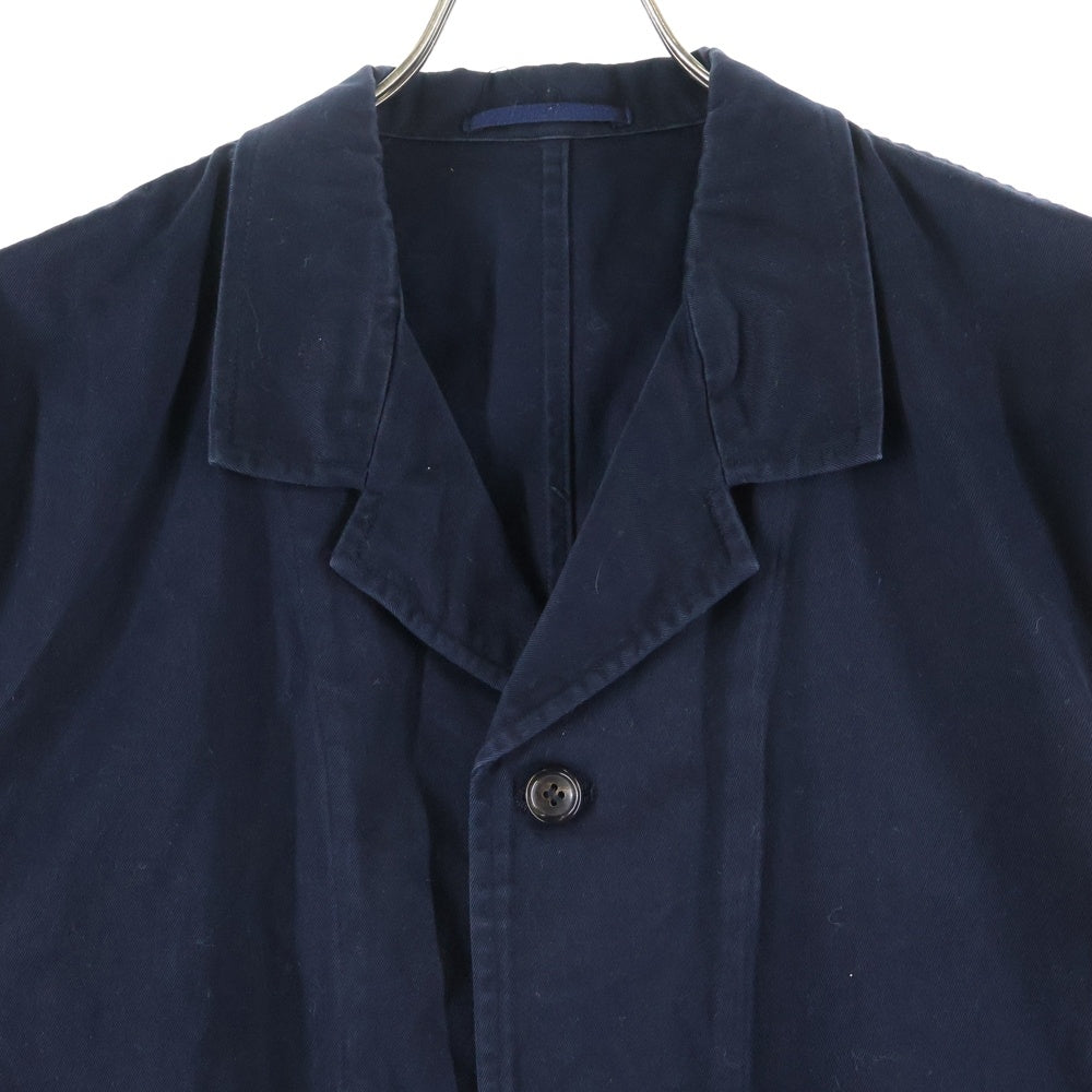 COMME des GARCONS HOMME PLUS(コムデギャルソンオムプリュス) 93SS Archive コットンステンカラーコート ネイビー