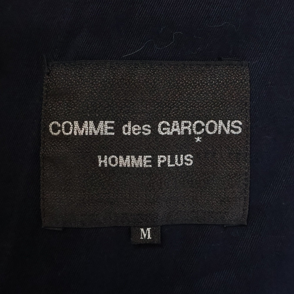 COMME des GARCONS HOMME PLUS(コムデギャルソンオムプリュス) 93SS Archive コットンステンカラーコート ネイビー