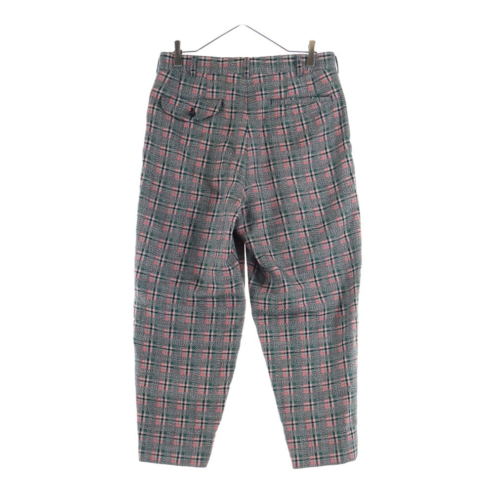 COMME des GARCONS HOMME PLUS(コムデギャルソンオムプリュス) 20AW タータンチェックワイドスラックスパンツ マルチカラー PF-P042