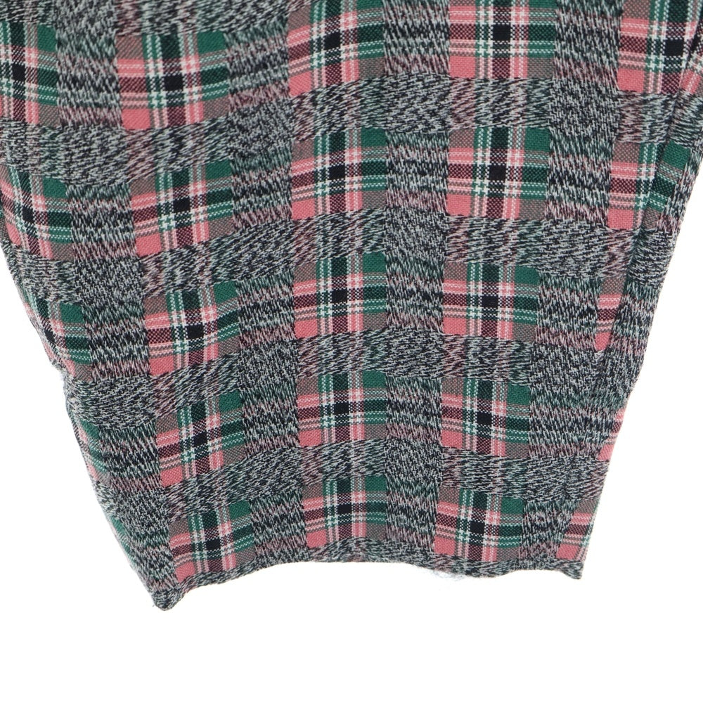 COMME des GARCONS HOMME PLUS(コムデギャルソンオムプリュス) 20AW タータンチェックワイドスラックスパンツ マルチカラー PF-P042