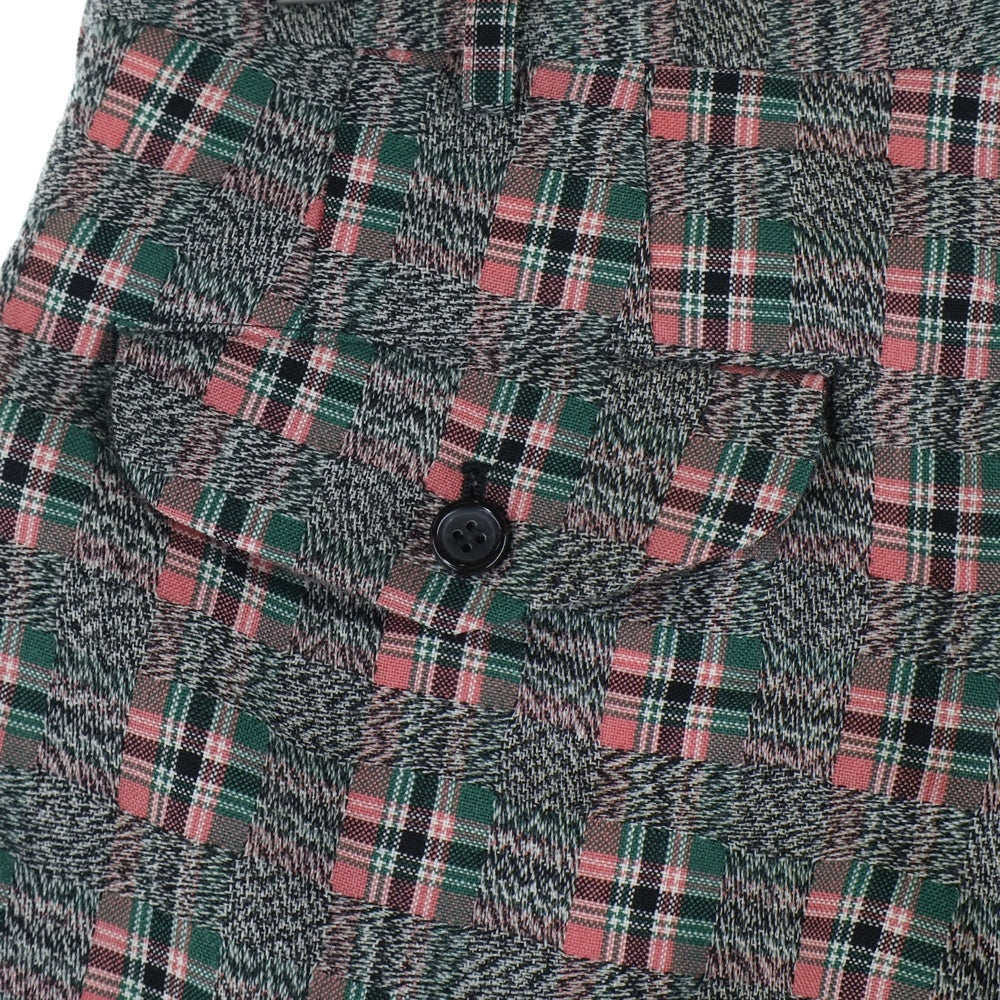 COMME des GARCONS HOMME PLUS(コムデギャルソンオムプリュス) 20AW タータンチェックワイドスラックスパンツ マルチカラー PF-P042