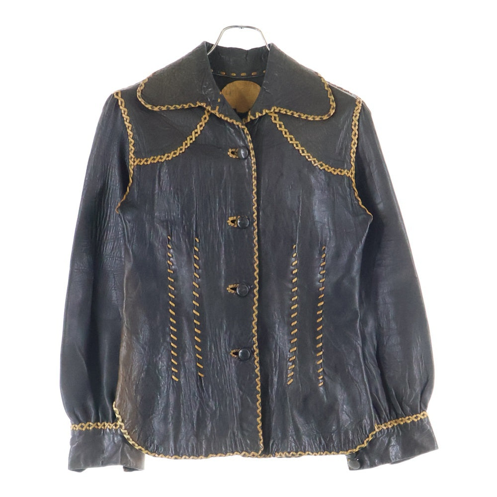 VINTAGE(ヴィンテージ) 60ー70s NORTH BEACH LEATHER ハンドメイド レザー シャツ ジャケット ブラック