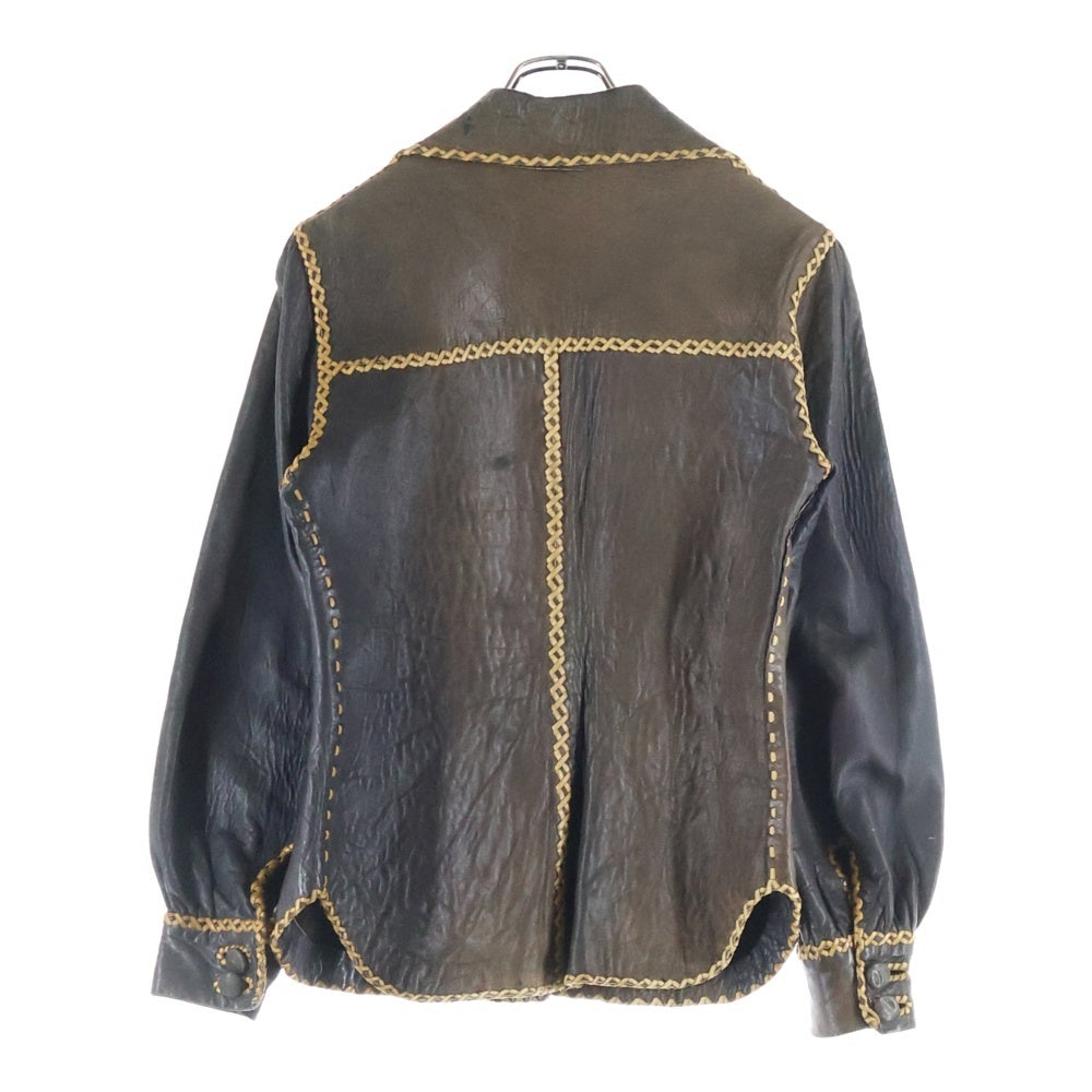 VINTAGE(ヴィンテージ) 60ー70s NORTH BEACH LEATHER ハンドメイド レザー シャツ ジャケット ブラック