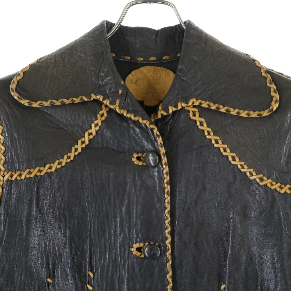 VINTAGE(ヴィンテージ) 60ー70s NORTH BEACH LEATHER ハンドメイド レザー シャツ ジャケット ブラック