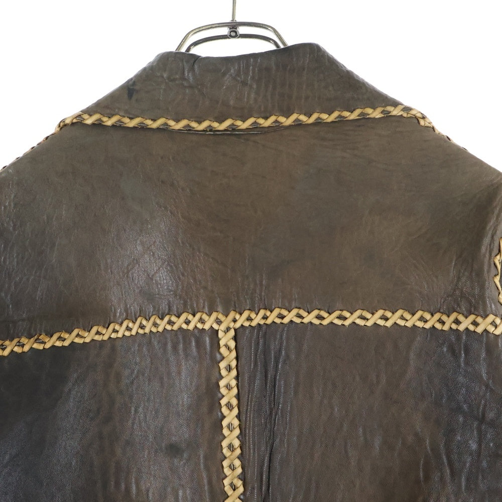 VINTAGE(ヴィンテージ) 60ー70s NORTH BEACH LEATHER ハンドメイド レザー シャツ ジャケット ブラック