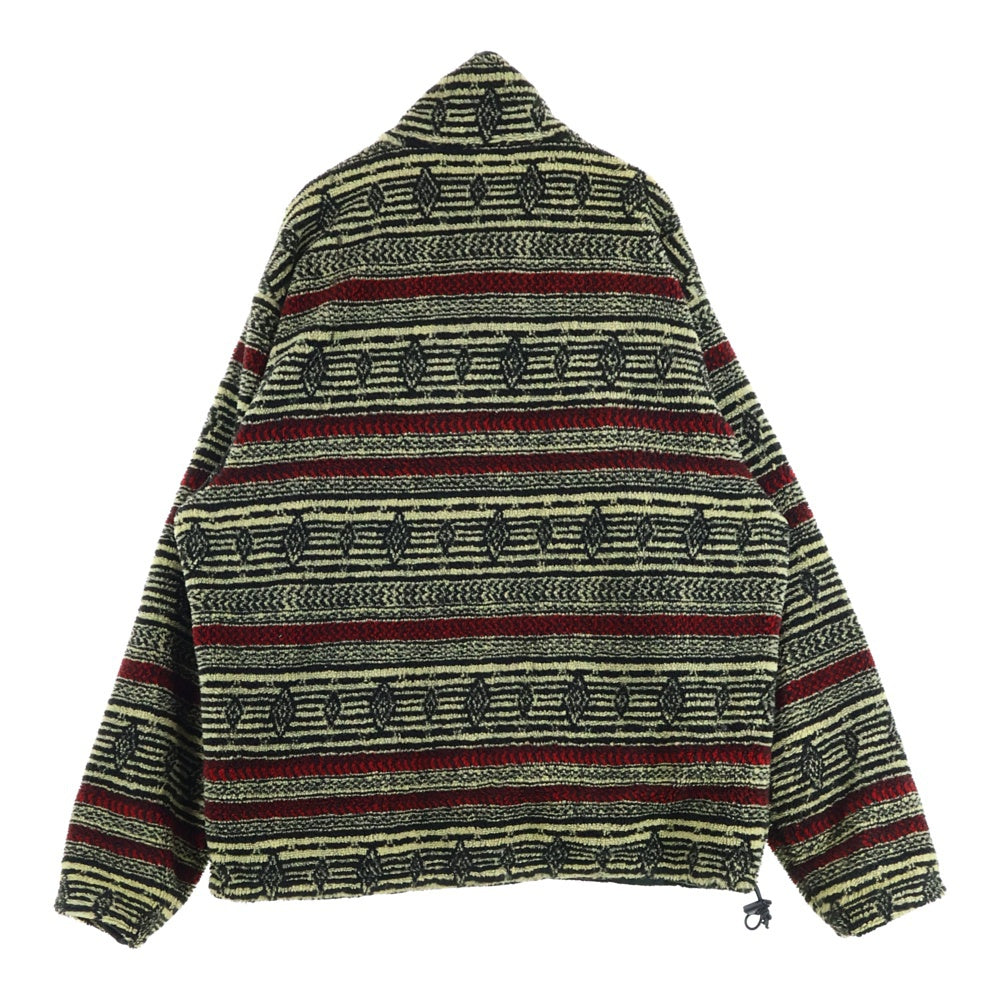 PATAGONIA(パタゴニア) 90s REVERSIBLE GLISSADE JACKET BULLSEYE MADE IN USA グリセード ブルズアイ プルオーバー ジャケット 総柄 マルチカラー/グリーン