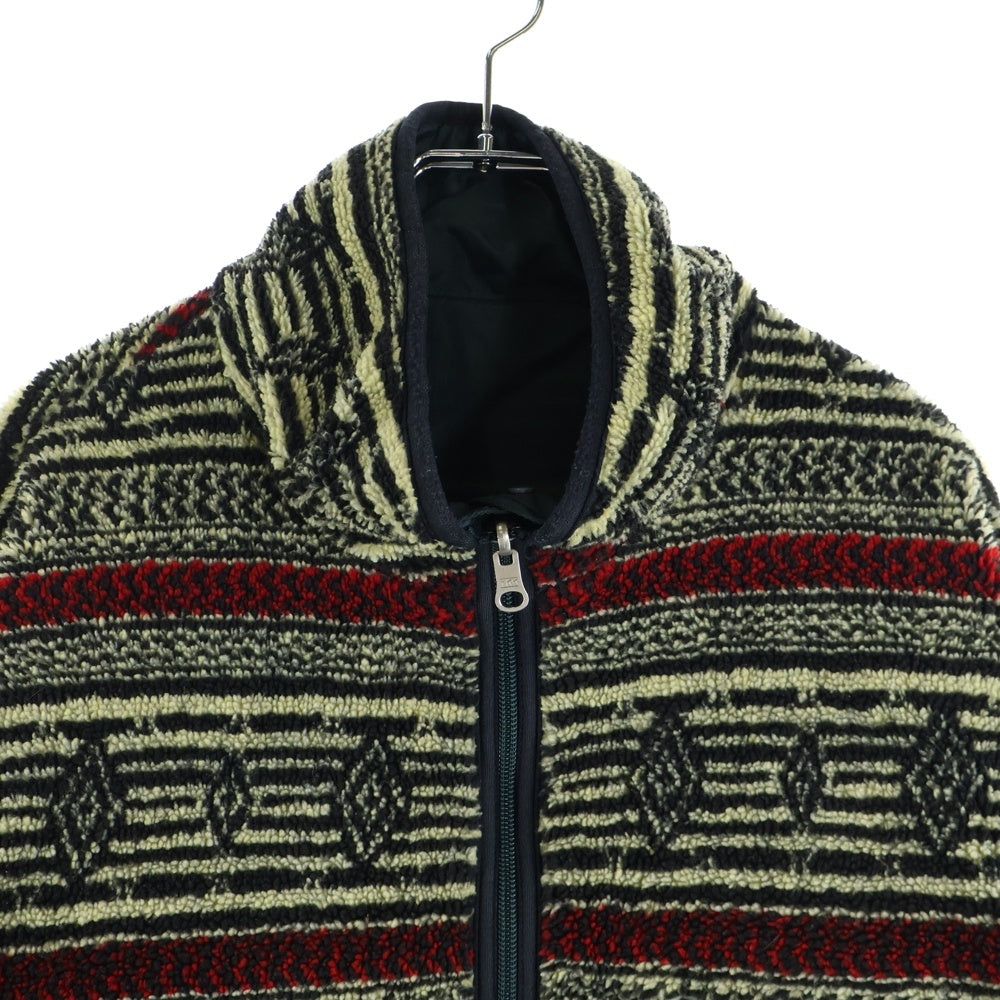 PATAGONIA(パタゴニア) 90s REVERSIBLE GLISSADE JACKET BULLSEYE MADE IN USA グリセード ブルズアイ プルオーバー ジャケット 総柄 マルチカラー/グリーン